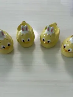 東京ディズニーシー うさピヨ 陶器製 エッグスタンド4個セットのサムネイル