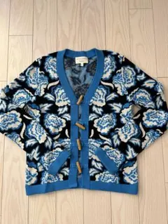 LAURA ASHLEY 花柄ニットカーディガン SIZE 1