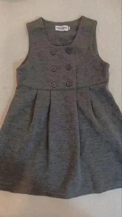 MIKI HOUSE グレー ノースリーブワンピース 100cm