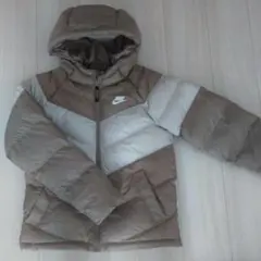 Nike ダウンコート フード付き ベージュ