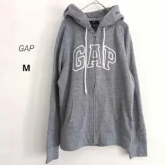 GAP gap ギャップ M パーカー ロゴ フード 長袖 裏起毛 冬 アウター