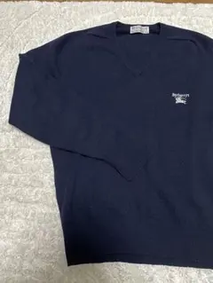 Burberry's ネイビー Vネックセーター