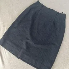 グレーストライプタイトスカートMサイズ