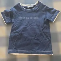 COMME CA DU MODE Tシャツ 100 ネイビー