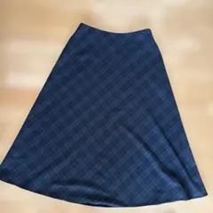 UNIQLO チェック柄 フレアスカート Mサイズ