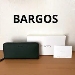 BARGOS ダークグリーン レザー 長財布【新品未使用品✨️】