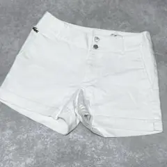 LACOSTE ショートパンツ ホワイト ワンポイントロゴ 38