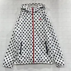 美品　adidas CLIMAPROOF 水玉ジャケット　アウター　ドット　XLのサムネイル