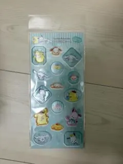 サンリオ　すりガラス風シール