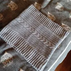 DIESELディーゼル スヌード/モヘア混/グレー/made in Italy