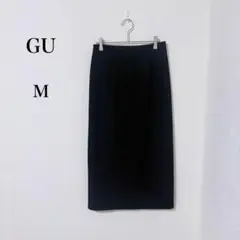 GU ジーユー◇ナロータイトスカート ブラック Mサイズ 裏地 スリット