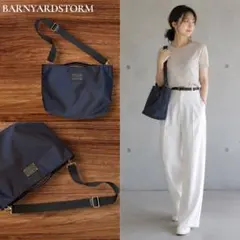 【美品】BARNYARDSTORM キレイめハンドルトート 撥水 2WAYのサムネイル