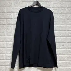 UNITEDTOKYO テクノラマクールネックLS 3 長袖　ロンT ネイビー