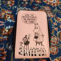 ムーミン カードケース ピンク