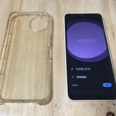 AQUOS wish4 (SH-52E) スマホ本体 ホワイト　一年くらいの使用