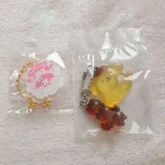 ポムポムプリンドロップチャーム　マイメロディ　キーホルダー　サンリオ
