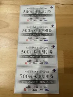 【計8,000円分】ヴィア・ホールディングス 株主優待券のサムネイル
