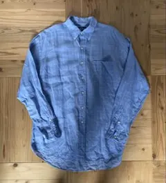 Ralph Lauren ラルフ L 長袖シャツ リネン 古着 90s