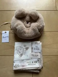 クマさんポーチとポール＆ジョープーさんガーゼハンカチセット