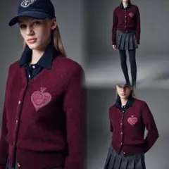 RACCOON BLENDED CARDIGAN V NECK SPADEのサムネイル