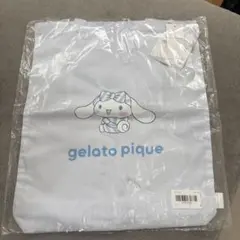 ジェラートピケ サンリオ トートバッグ シナモンロール LBLU 新品未 