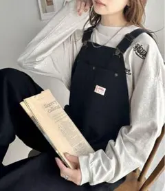 最終お値下げ　java オーバーオール ブラック サロペット