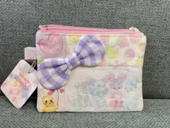 ハンドメイド　ミニポーチ