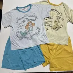 プリンセス パジャマ 半袖ズボン 120cm 2点セット