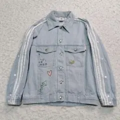 アディダス × フィオルッチ コラボ デニムジャケット XS Gジャン