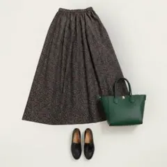 【新品タグ付】Demi-Luxe BEAMS 花柄プリント ギャザースカート