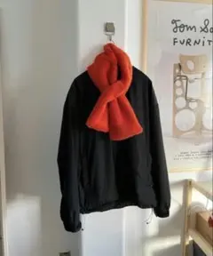 sumari ボアマフラー オレンジ