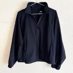 ユニクロ ウルトラストレッチアクティブブルゾン ネイビー