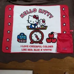 400円引＊ハローキティ 毛布・ひざ掛けフリース Lサイズ（110×150cm）