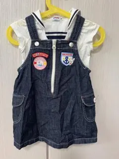 【専用】ミキハウス　半袖&ジャンパースカート　90サイズ