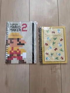 【新品未使用】スーパーマリオメーカー 2 A5リングノート/ポケモンノートB6