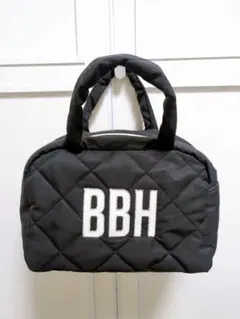 LIBERTAS　BBH　キルティング　ミニボストンバック　ブラック