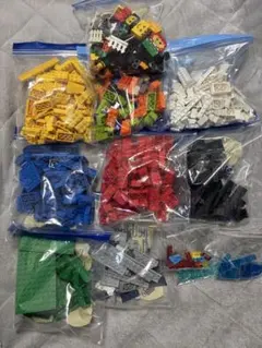 LEGOブロック　色分け　パーツ　多数まとめ売り