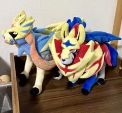 ポケモン　ぬいぐるみ　ザシアン　ザマゼンタ　2体セットのサムネイル