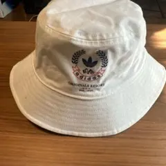 adidas Originals バケットハット リバーシブル 白×ネイビー　S