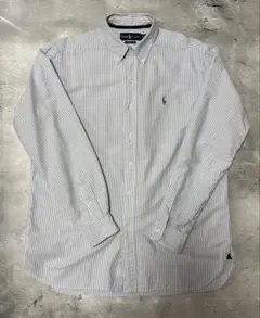 Ralph Lauren オックスフォード　ストライプシャツ
