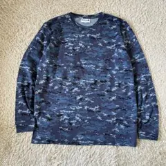 y2k archive デジタルカモ迷彩 カモフラカットソー ロンt ミリタリー