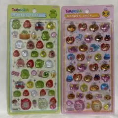 【正規品】ボンボンドロップシール　たまごっち　くちぱっち　めめっち　２枚セット