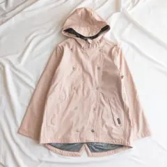 キッズ GOSOAKY 撥水性 薄ピンク 130 春秋 雨の日 コート アウター