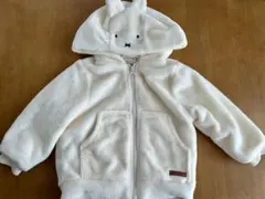 美品☆petit main ミッフィー　フード付き　アウター　80㎝
