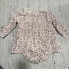 ROPE PICNIC 花柄長袖ロンパース 80cm