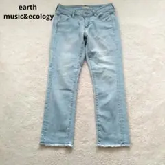 earth music&ecology デニムパンツ ライトブルー M 爽やかのサムネイル
