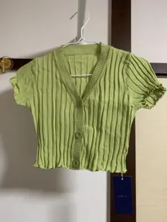 クロップド丈 ニット