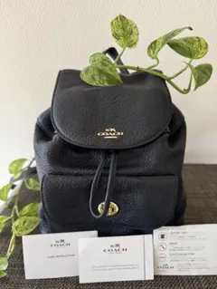 COACH本革ミニリュック