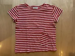 PONY GO ROUND 赤と白ストライプ Tシャツのサムネイル