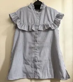 tip top フリルフレンチスリーブブラウス